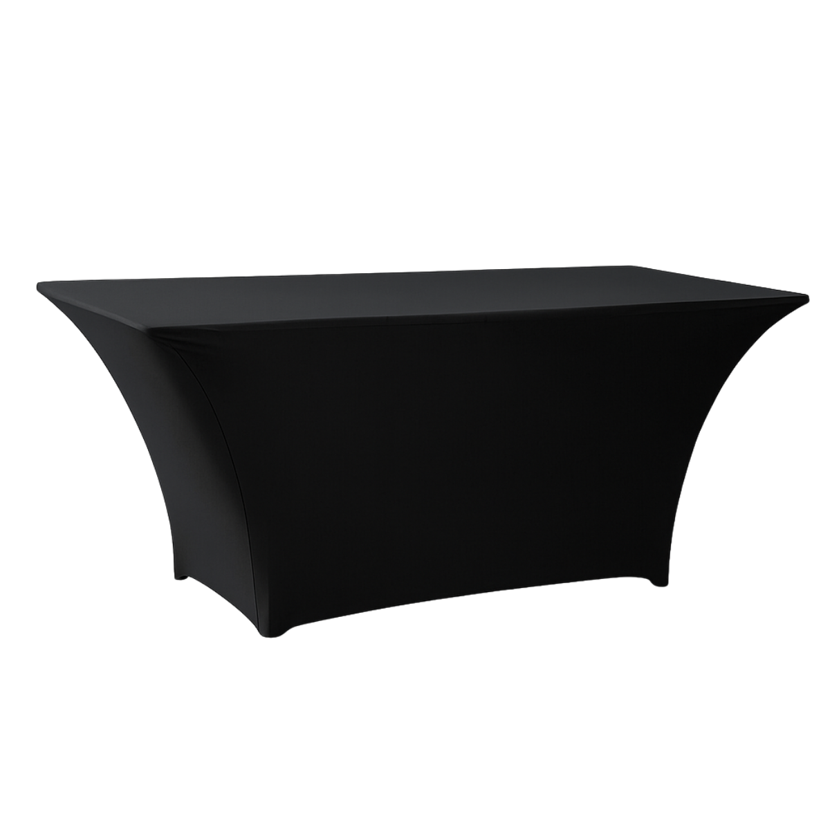DL TABLE SPANDEX 180x80 Black classic Conference, banquet spandex cover